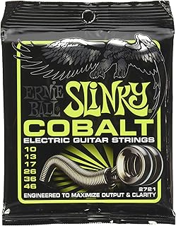 Ernie Ball Regular Cobalt Slinky 10-46 electric guitar strings 2721, Pack of 2)