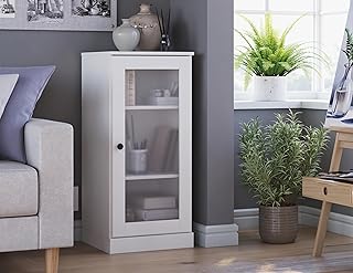 Palace Imports 100% Solid Wood White 3-Shelf Bookcase w/Adjustable Shelv...