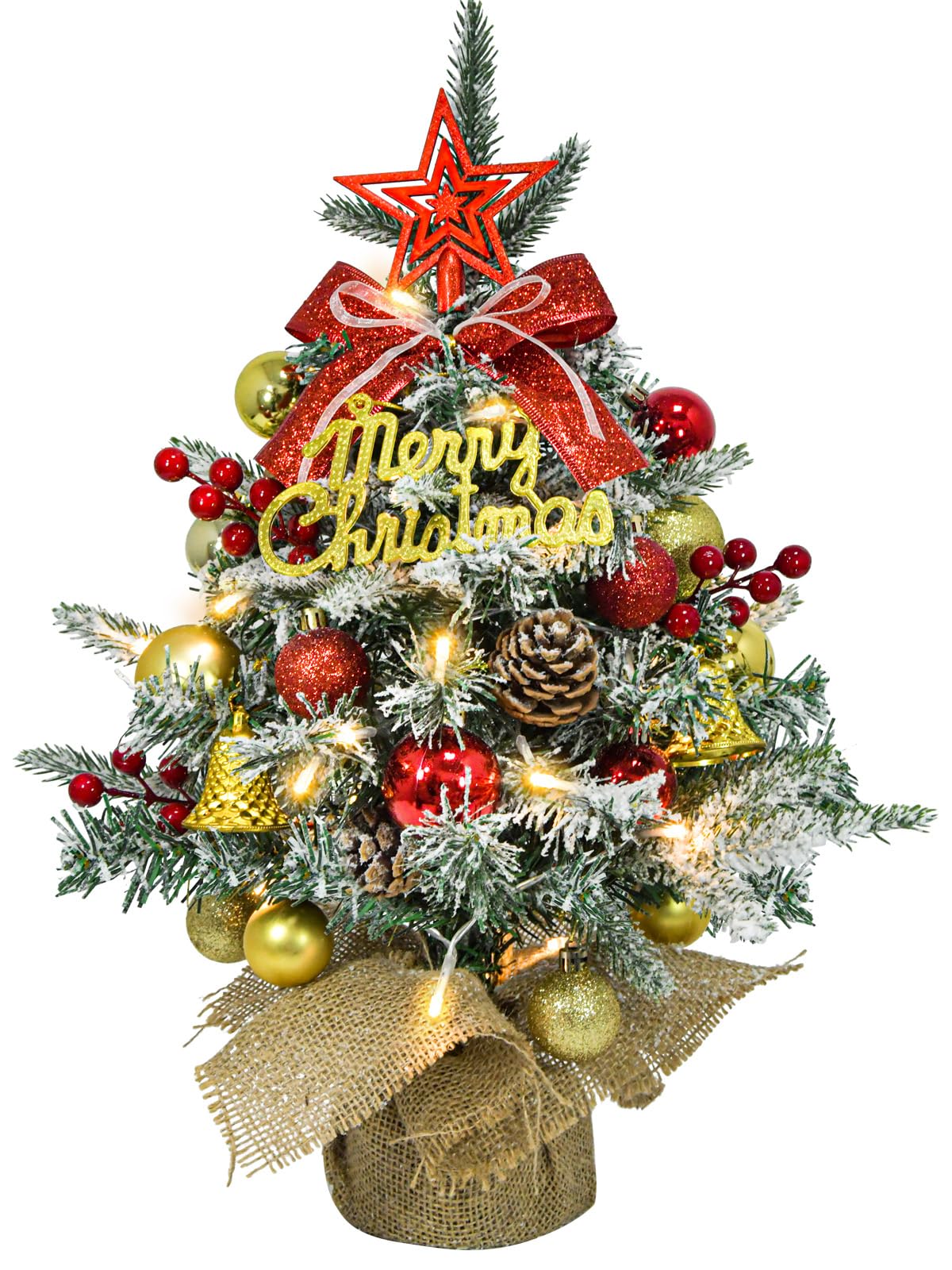 8 Fiocchi Natalizi Rossi Con Pigne E Glitter - Decorazioni Grandi Per Albero, Ghirlande E Regali - Fai Da Te Festa
