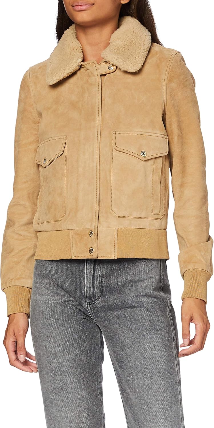 blouson cuir schott femme