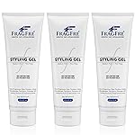 FRAGFRE Hair Styling Gel 8 oz (3-Pack Gift Set) Medium Hold - Fragrance Free Hypoallergenic - Irritation Free Styling Gel for Sensitive Skin - for Men Women Children - Gluten Free Vegan Cruelty Free