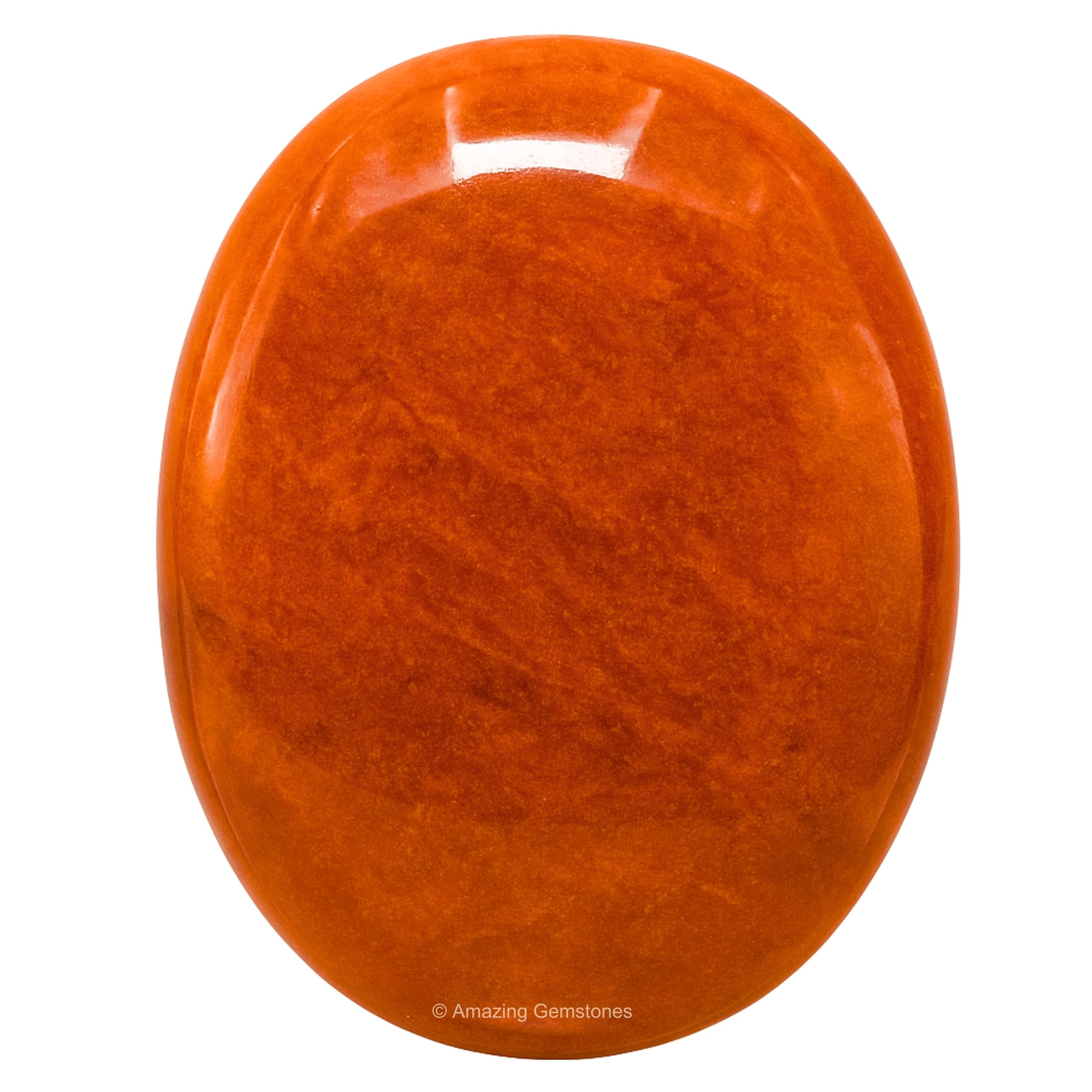 Chocolate Jasper Crystal Palm Stone, 45-50mm Large Healing Crystal