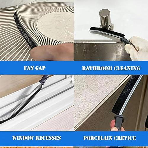 Miniatura 4 de LATVIN Cepillo de limpieza de huecos, herramienta multifuncional de cepillo de limpieza de hendiduras de cerdas duras, herramientas de cepillo de