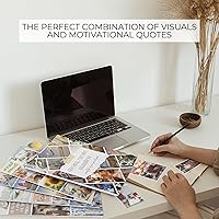 Vista 4 de Libro de Tablero de Visión Inspirador - Un Kit Completo de Suministros para Desatar Tus Sueños/Metas con Imágenes Motivacionales, Citas y Arte