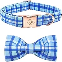 Vista 17 de Collar para perro Elegant Little Tail con moño, estampado de pepinillos, collar de moño lindo para perros pequeños