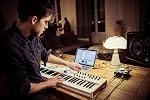 Arturia KeyLab Essential 61 Mk3 White - Midi Keyboard | 61 Speed Sensitive Keys, 8 Touch and Pressure, 9 Encoder, 9 Fader, 2.5 LCD, Analog Lab V Included