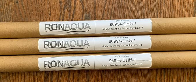 Bombilla UV tubular 55W con 4 terminales, pack 3 miniatura 8