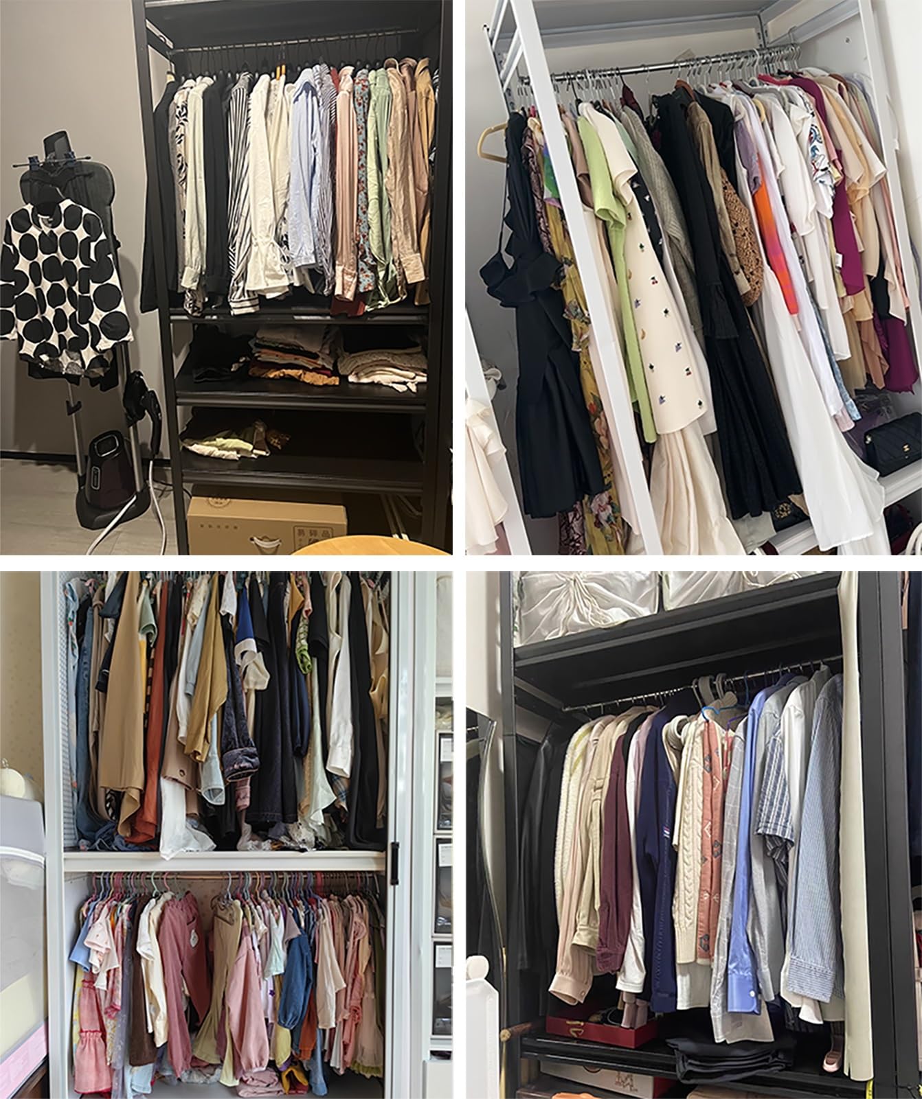 Barra Appendiabiti Asta Appendiabiti a Mensola con Ganci Removibili, Asta Appendiabiti Extra Lunga per Indumenti, Asta Appendiabiti Singola per Grucce, Fino a 150 cm(90cm(35 3/8"))