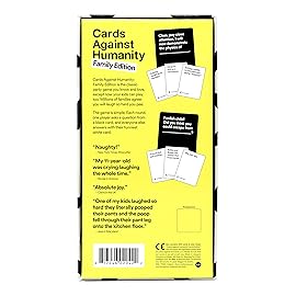 Cards Against Humanity: Family Edition  Ages 8+  A Party Game for Your Horrible Family