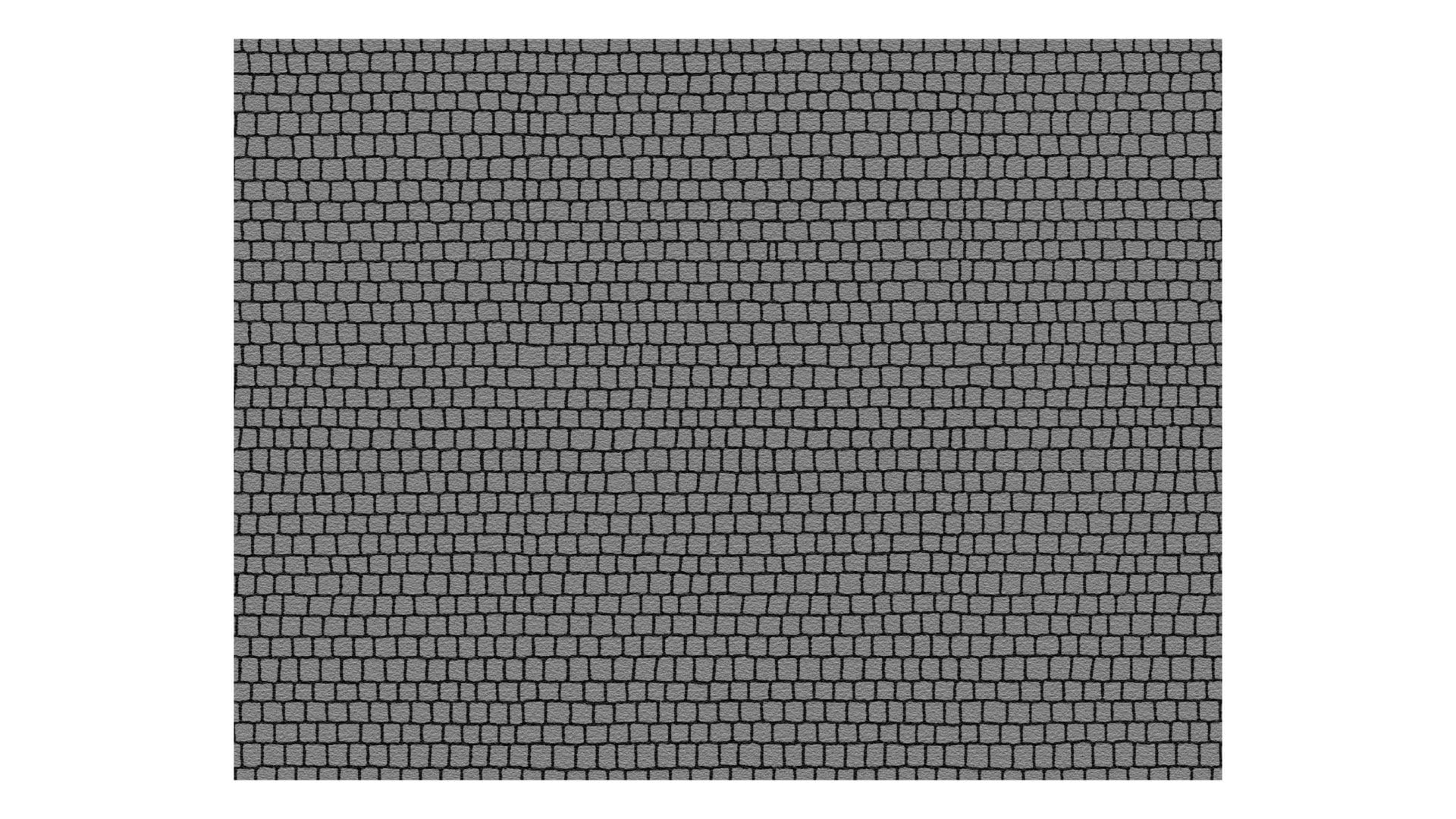 NOCH 60724 HO/OO Gauge  Cobblestone Paved Area 220mm x 140mm Railway Scenics NIP