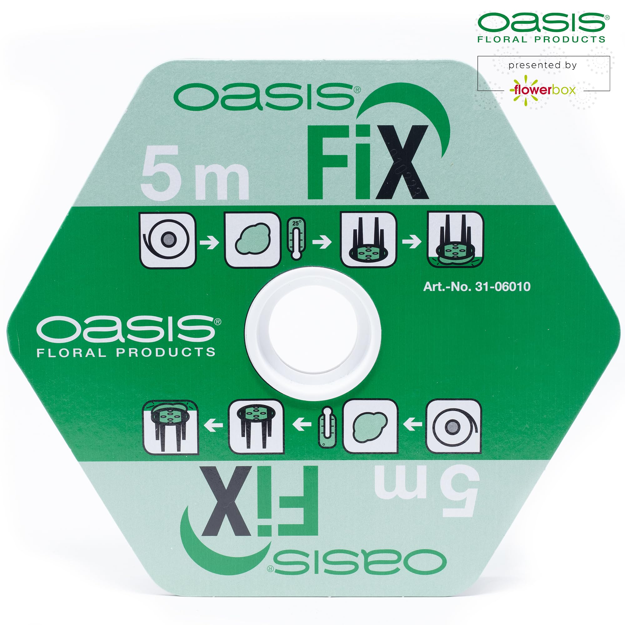 Oasis Fix Mastic adhésif double face vert Pâte à modeler Bricolage Fournitures florales pour la fixation de mousse florale Éponge à emboîter