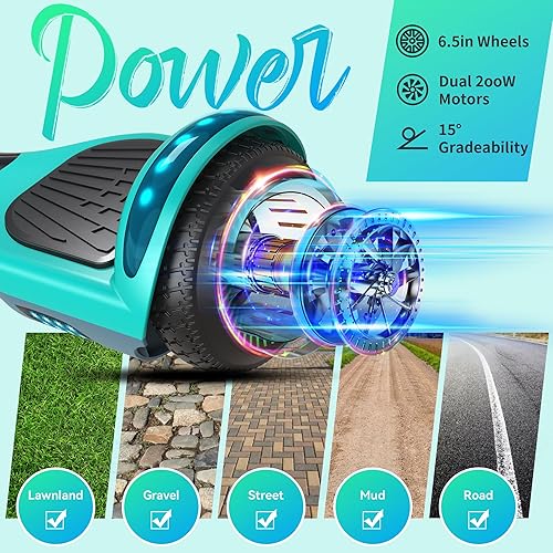 Miniatura 5 de SISIGAD Scooter, ruedas de flash de 6.5 pulgadas y luces LED Corlorful, todo para niñas y niños a partir de 6 años
