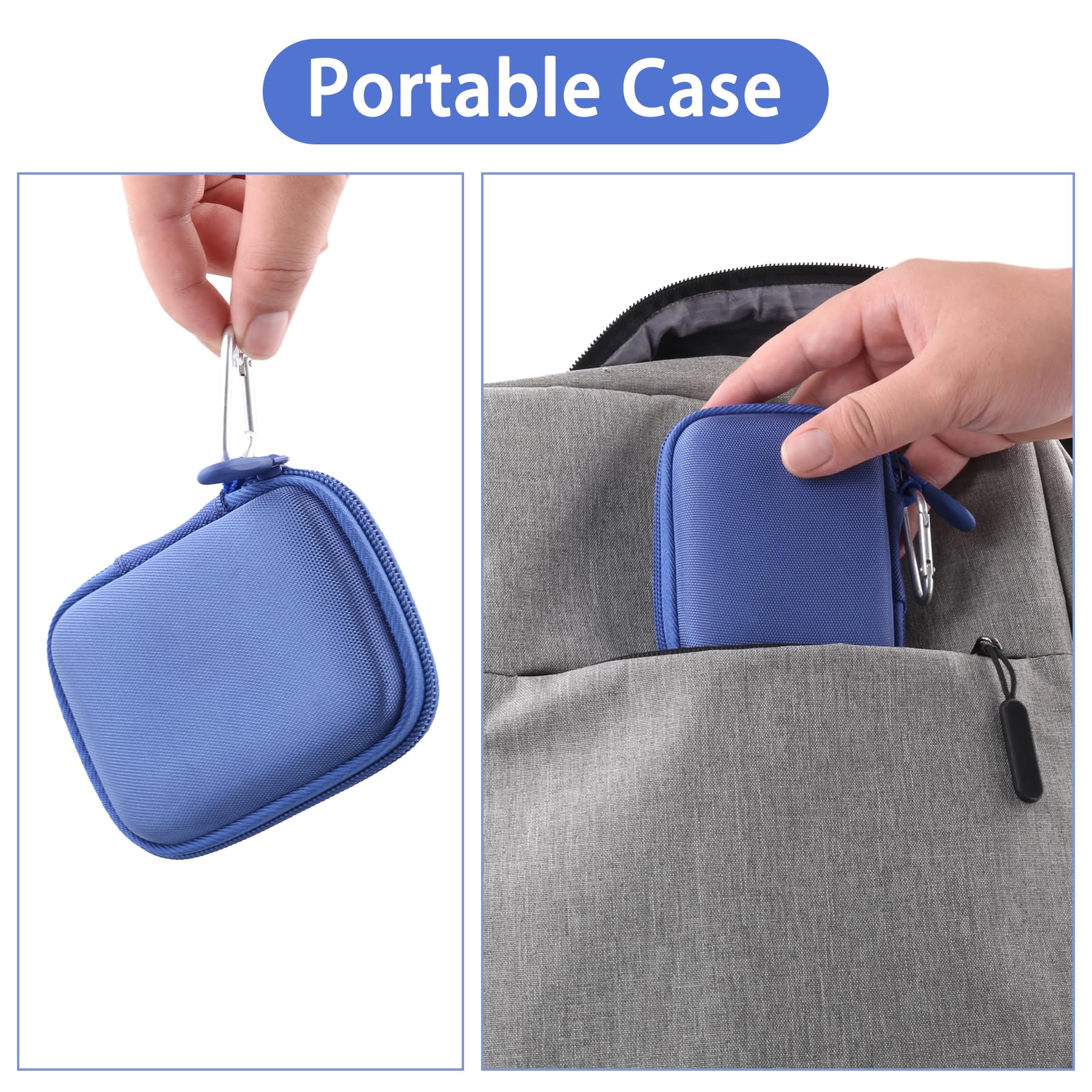 Aenllosi Custodia per Kingston Bifrost/Netac/SanDisk + SanDisk Extreme | Materiale resistente all'acqua, Protezione dalla polvere, Protezione da graffi, Tasca interna in rete, Chiusura con cerniera