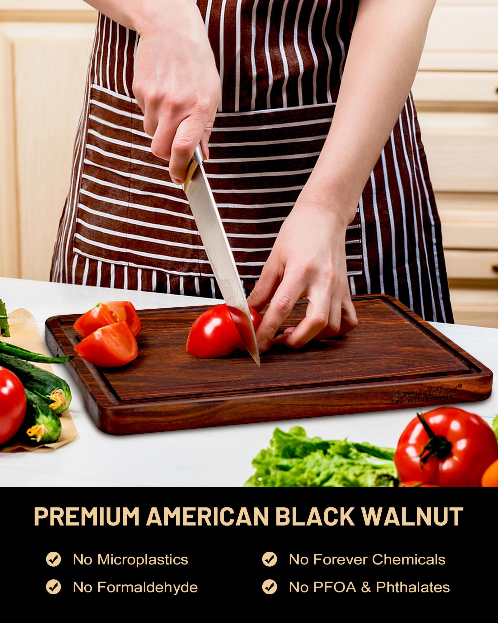 Amazon.com: Black Walnut Cutting Board-Small 12x8