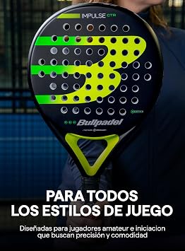 Bullpadel Impulse Ctrl 2026 (Exclusive PadelPROShop) – Control Padel Racquet, Round Shape and Great Manageability – Ideal for Beginners and Amateur Level