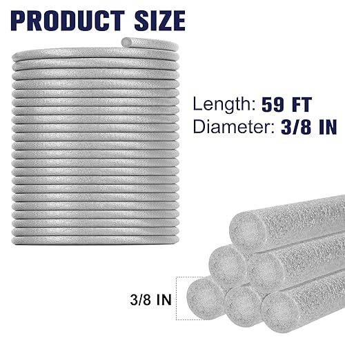 Miniatura 9 de Varilla de refuerzo de 59 pies de longitud para relleno de concreto, juntas y huecos, 34 de pulgada de diámetro x 59 pies de longitud (gris)