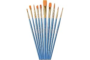 Mr. Pen 10pc Pincel Paint Brushes