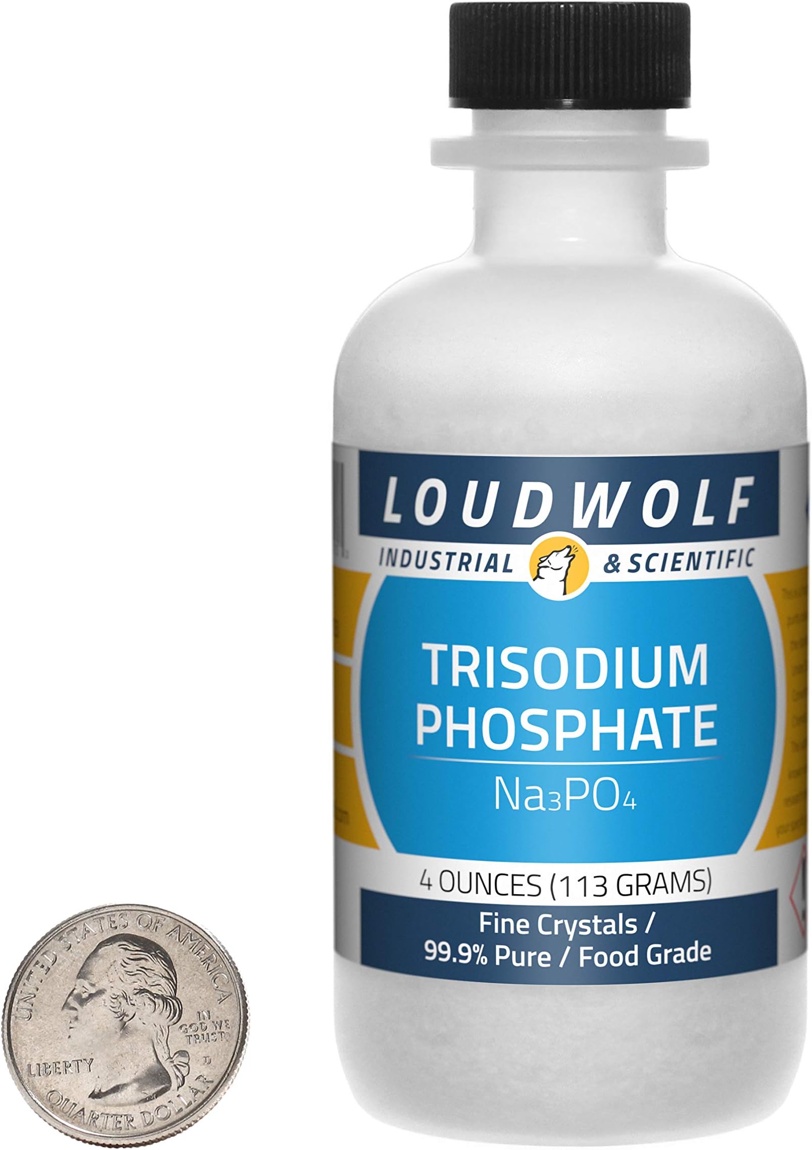 Trisodium Phosphate / 4 Ounce Bottle / 99.9% Pure Food Grade/Fine Crystals