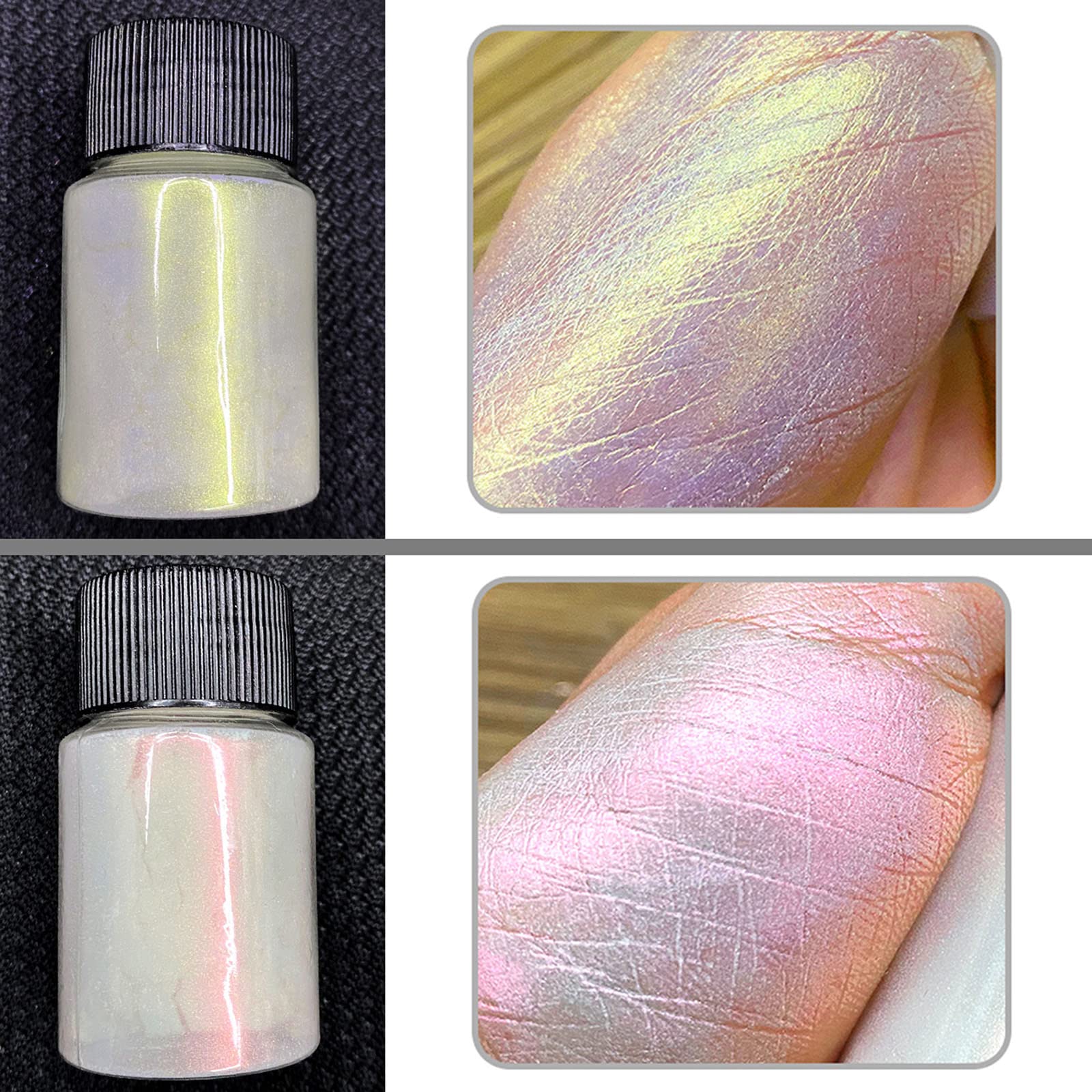 Ankexin 6Bottle/Set Magic for Aurora Resin Mica Pearlescent Pigments Colorants Resin Jewelry Making Crafts Arts Handmade Accesso