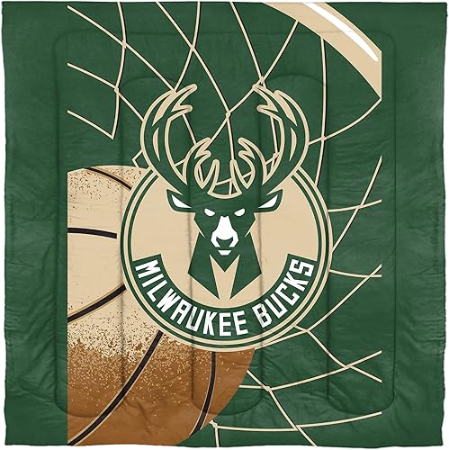Miniatura 132 de NORTHWEST Atlanta Hawks - Juego de edredón con licencia oficial de la NBA, tamaño matrimonial/queen e individual/individual XL, ropa de cama suave
