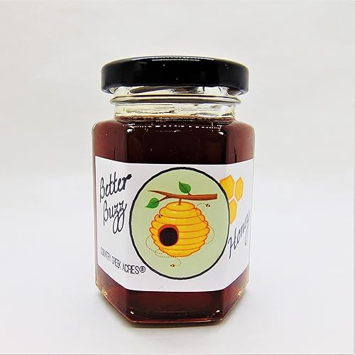 55 onzas Better Buzz Honey - 1 tarro medio - Un sabor robusto abundante que es un ingrediente perfecto para agregar a sus recetas favoritas -
