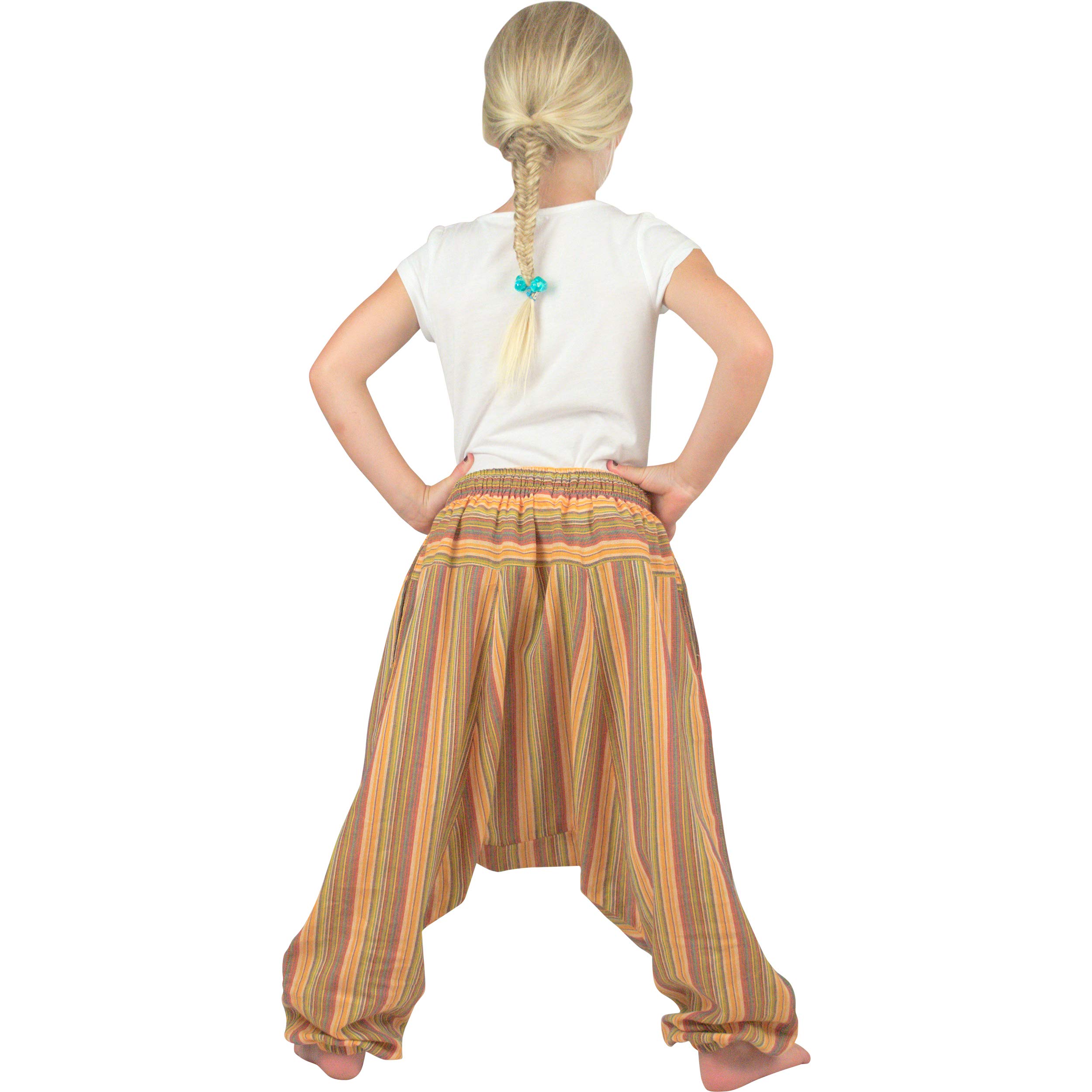 Haremshose für Kinder Stripe Pumphose Aladinhose Pluderhose Gr.86-146