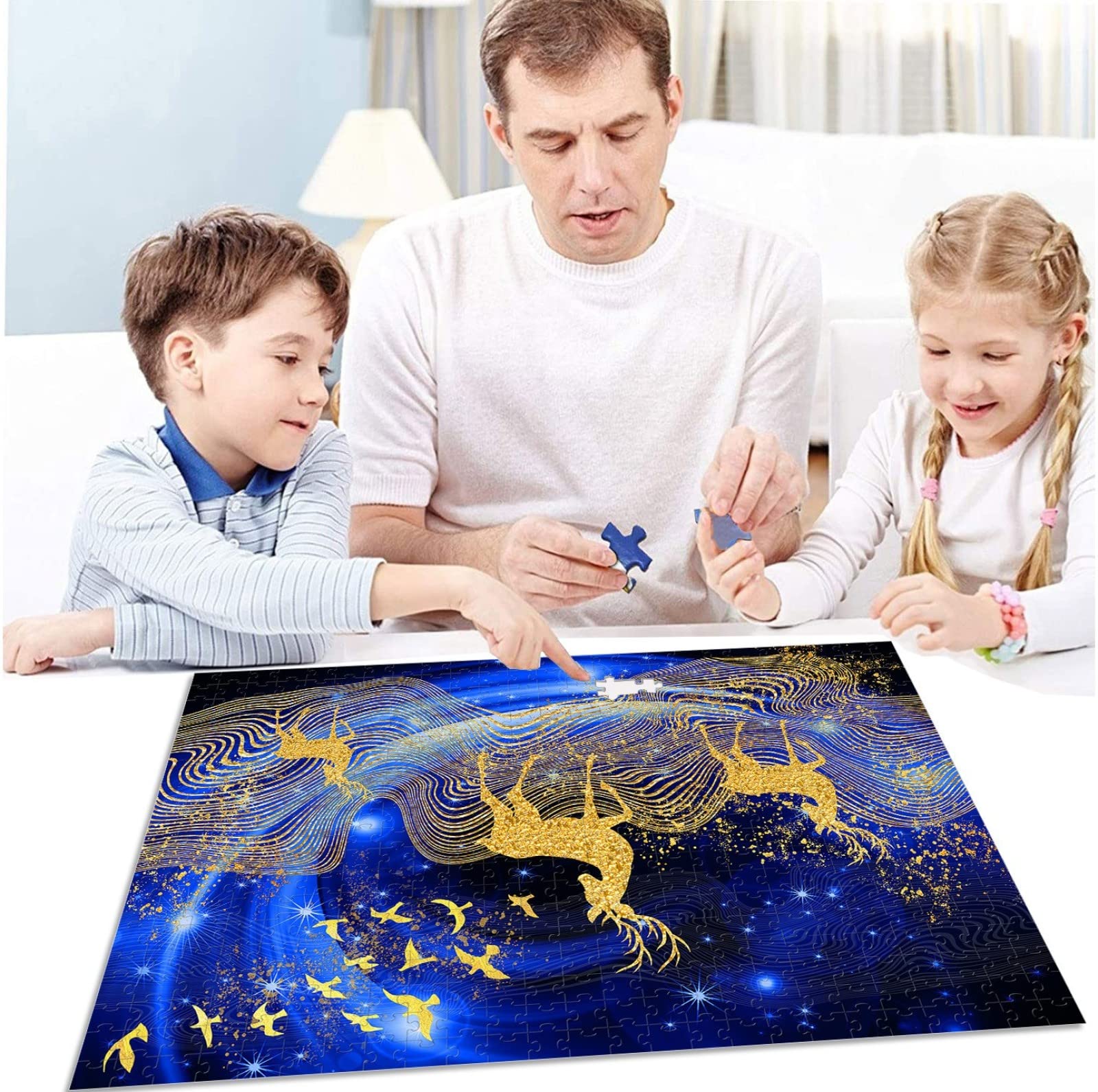 Puzzle in legno per adulti da 7000 pezzi da inviare regalo di benedizione Decorazione per feste di intrattenimento per il tempo libero