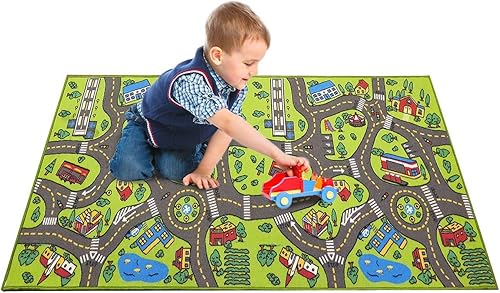 Miniatura 8 de Alfombra de juegos para niños vida urbana ideal para jugar con autos y juguetes jugar aprender y divertirse de forma segura tapete educativo para el