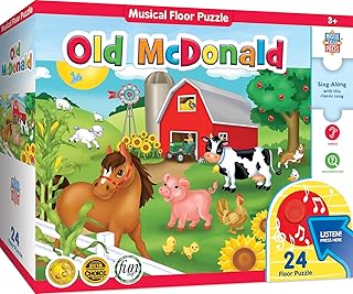 Masterpieces 24 Piece Old McDonald Sing-A-Long Sound Floor Puzzle for Kids - 18