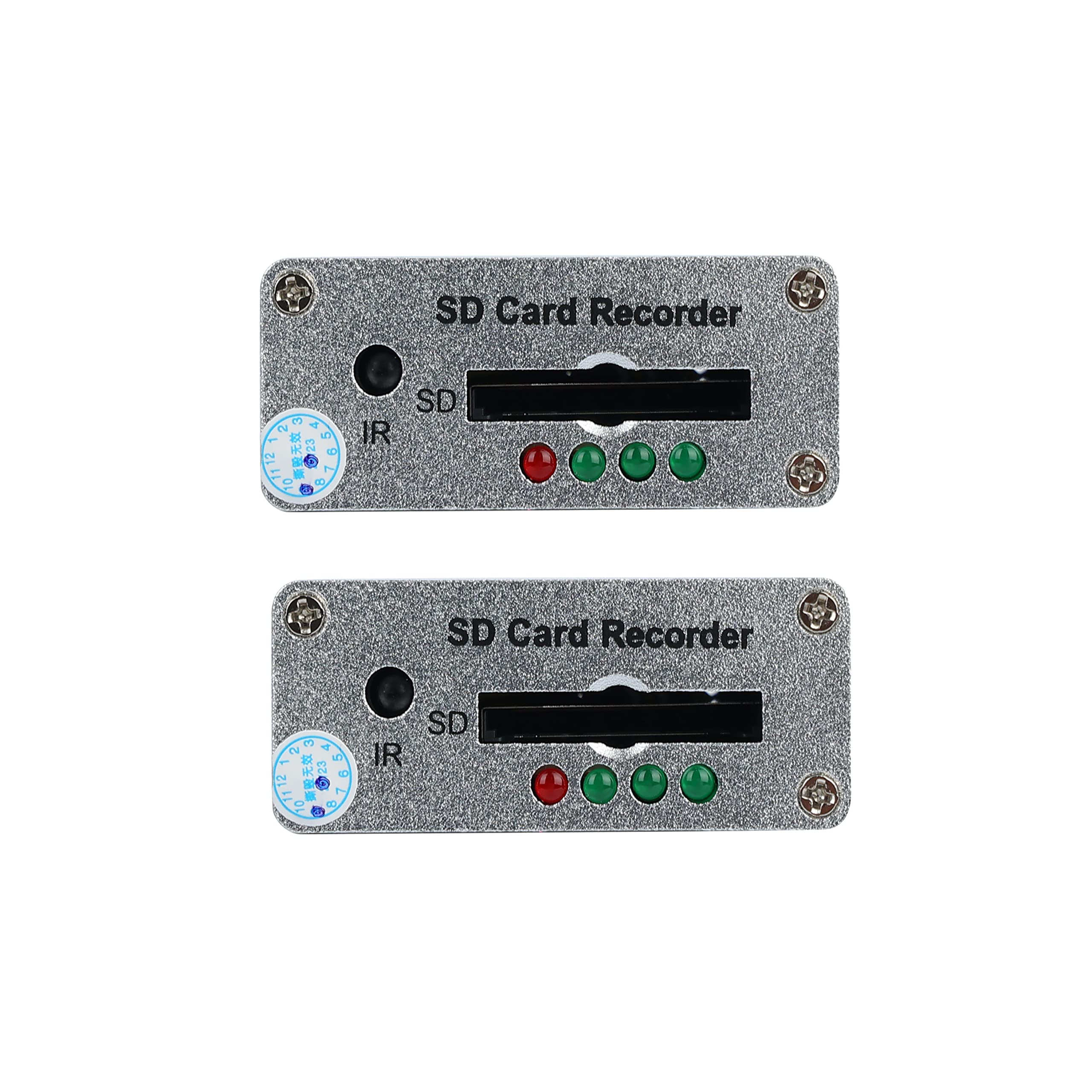 Mini DVR CCTV a 1 canale per videoregistratori con fotocamera digitale in tempo reale per veicoli, schede SD Mini DVR HD a 1 canale D1 Risoluzione H.365 Compressione video per telecamere CVBS Pal NTSC