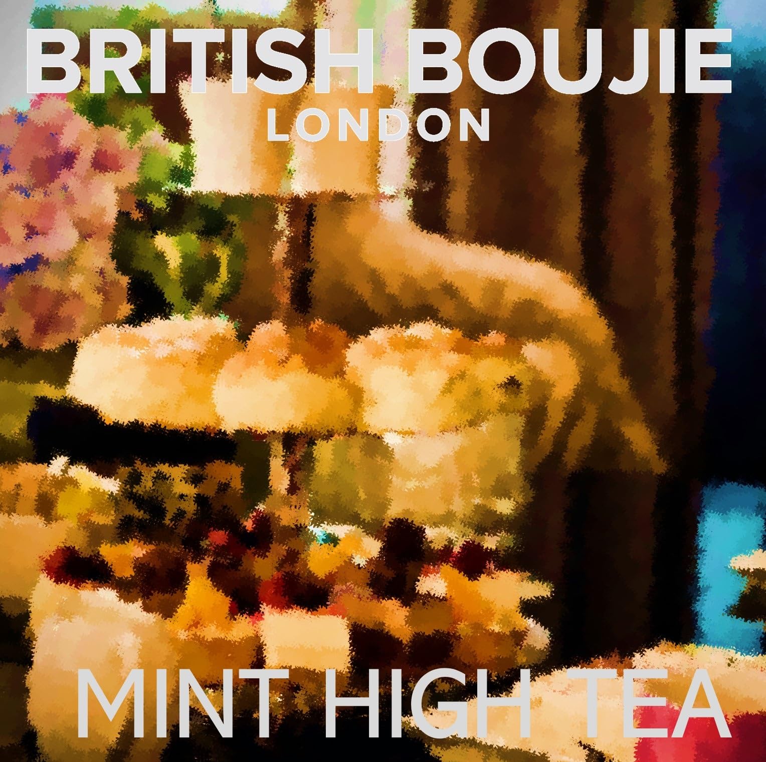 Mint High Tea - Vela perfumada prémium en caja, aroma de especias de lujo vainilla y menta, fragancia altamente perfumada con largo tiempo de combustión, grande de 10 onzas, cera natural de 280 g,