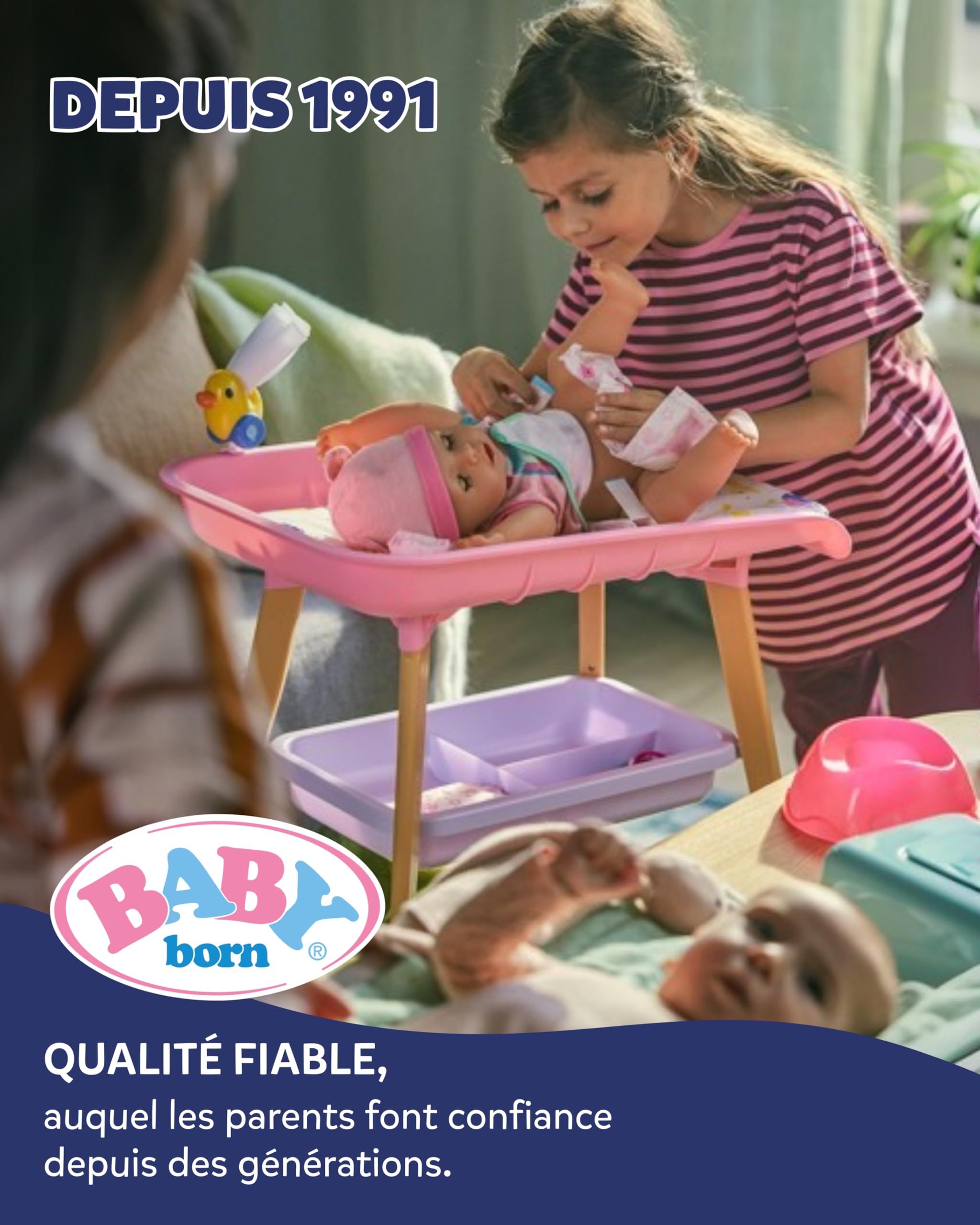 BABY born Jonas - Bébé poupée de 43 cm - 10 Fonctions y Compris Accessoires & grenouillère - Fonctionne entièrement sans Piles - Convient aux Enfants à partir de 3 Ans