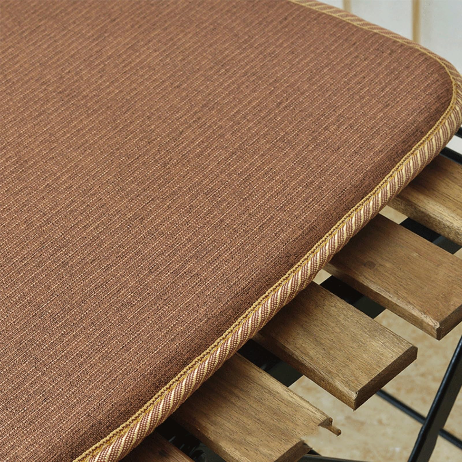 Cuscini per Sedia da Pranzo 40x40cm rotondi/quadrato Colore Puro Cuscino Sedia con i Legami Cuscino cenare Non-Slip Sedie in Camera Cuscini Cucina Pad Mat,Imbottitura Spessa Pavimento Cuscino(T,43*43c