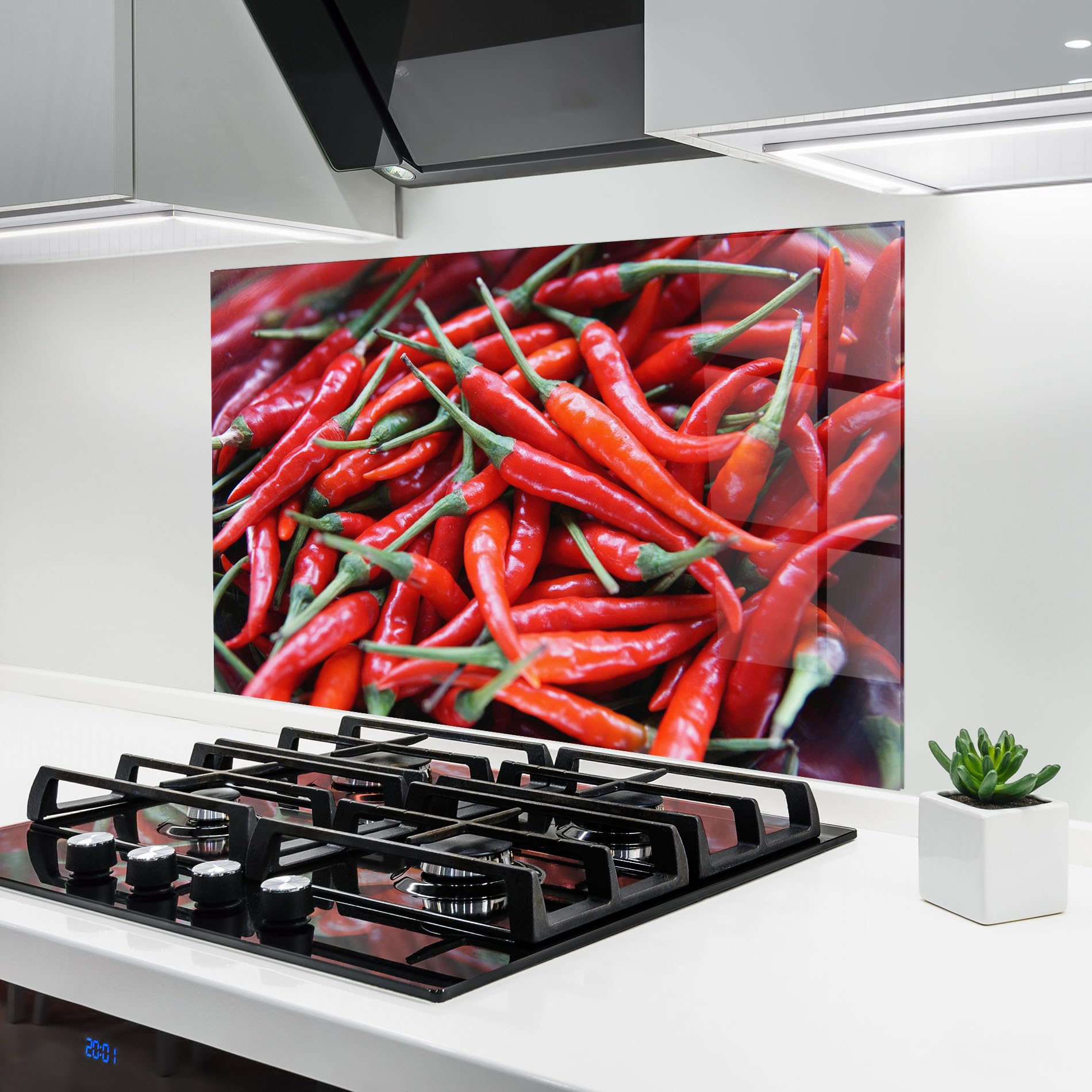 Crédence de cuisine en verre haut de gamme 60x100 cm panneau en verre trempé ARTHUB