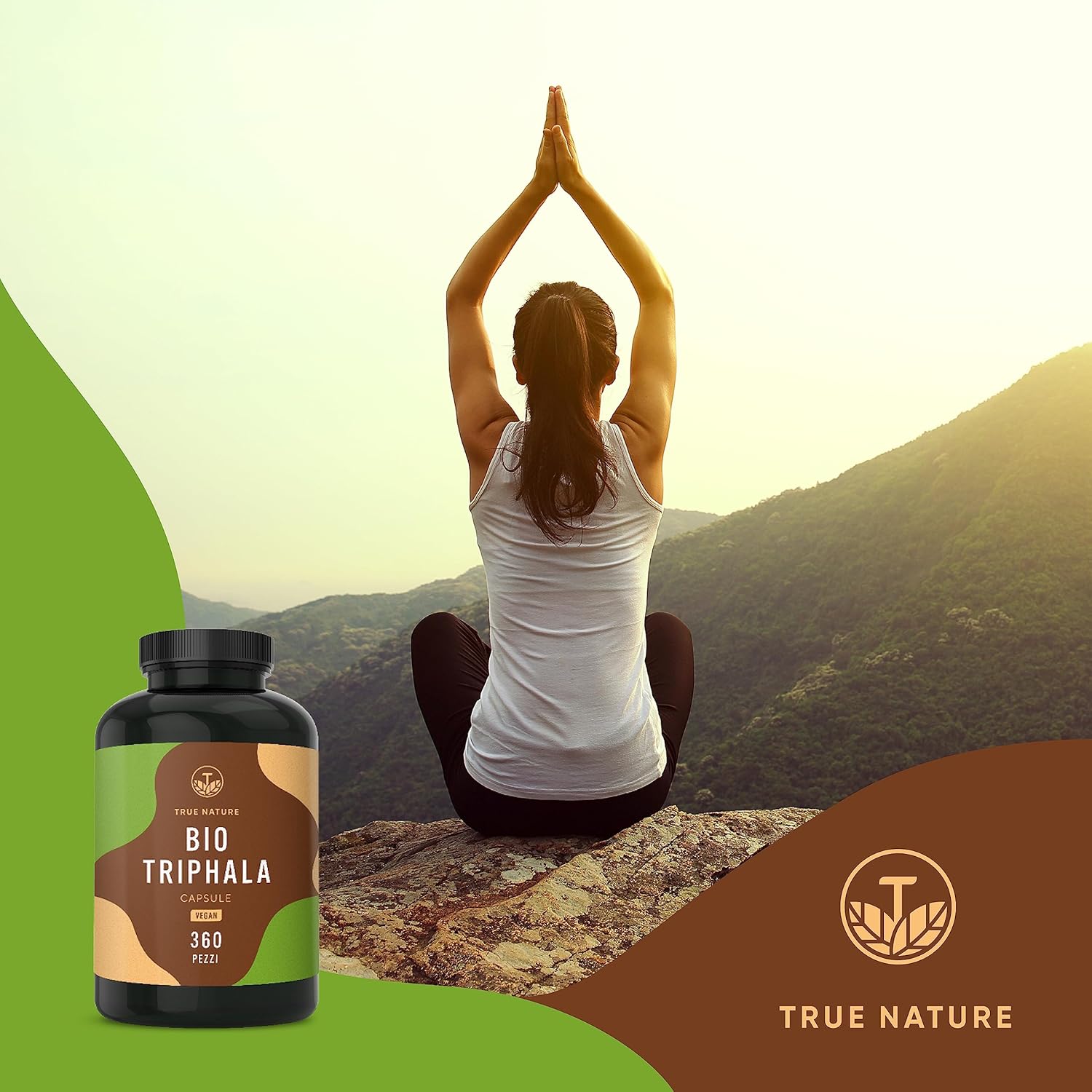 Triphala Bio - 360 Capsules - 2000 mg Daily Dose (High 3 81WKhF 7wJL. AC SL1500 -