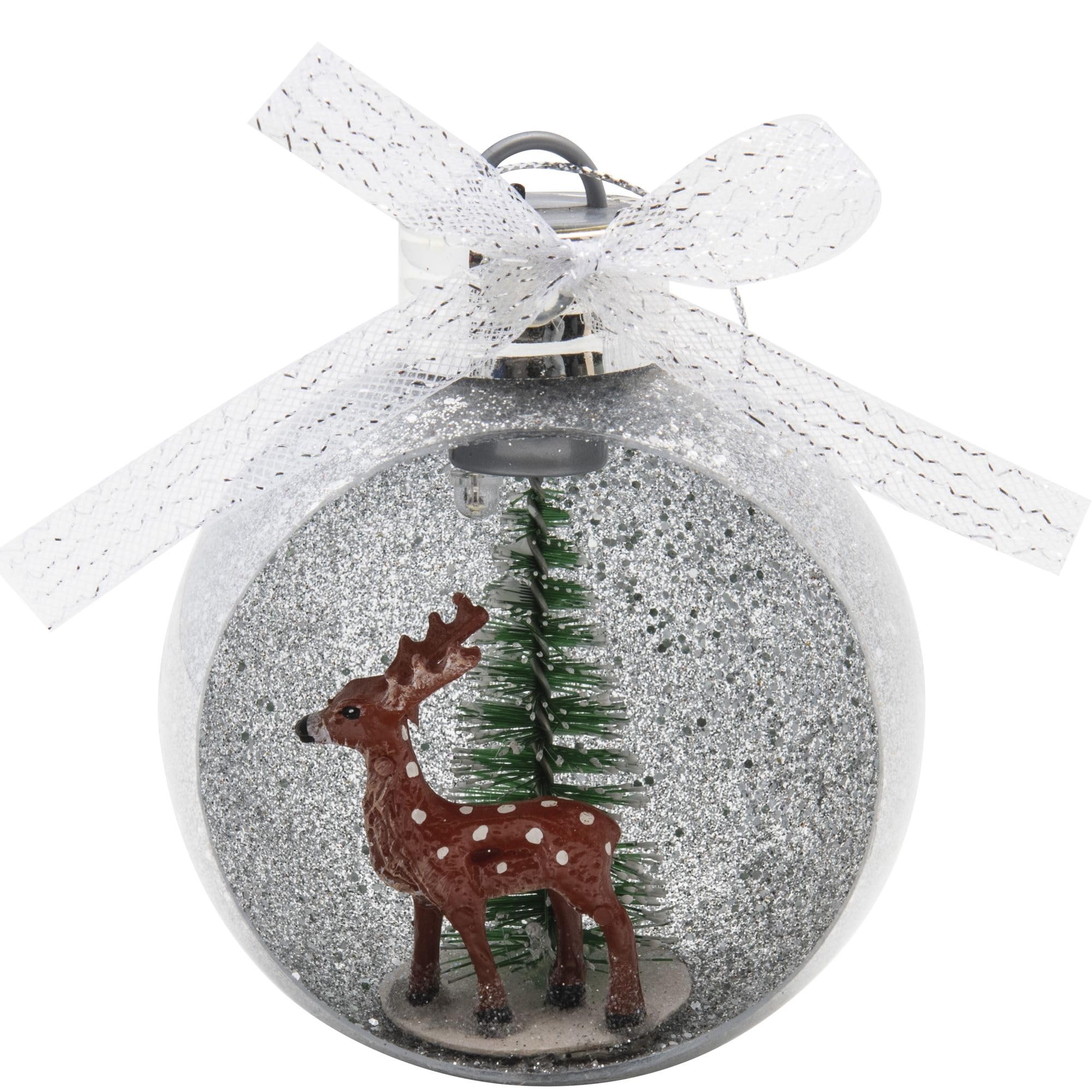 Werkapro Illuminated Reindeer Snow Globe