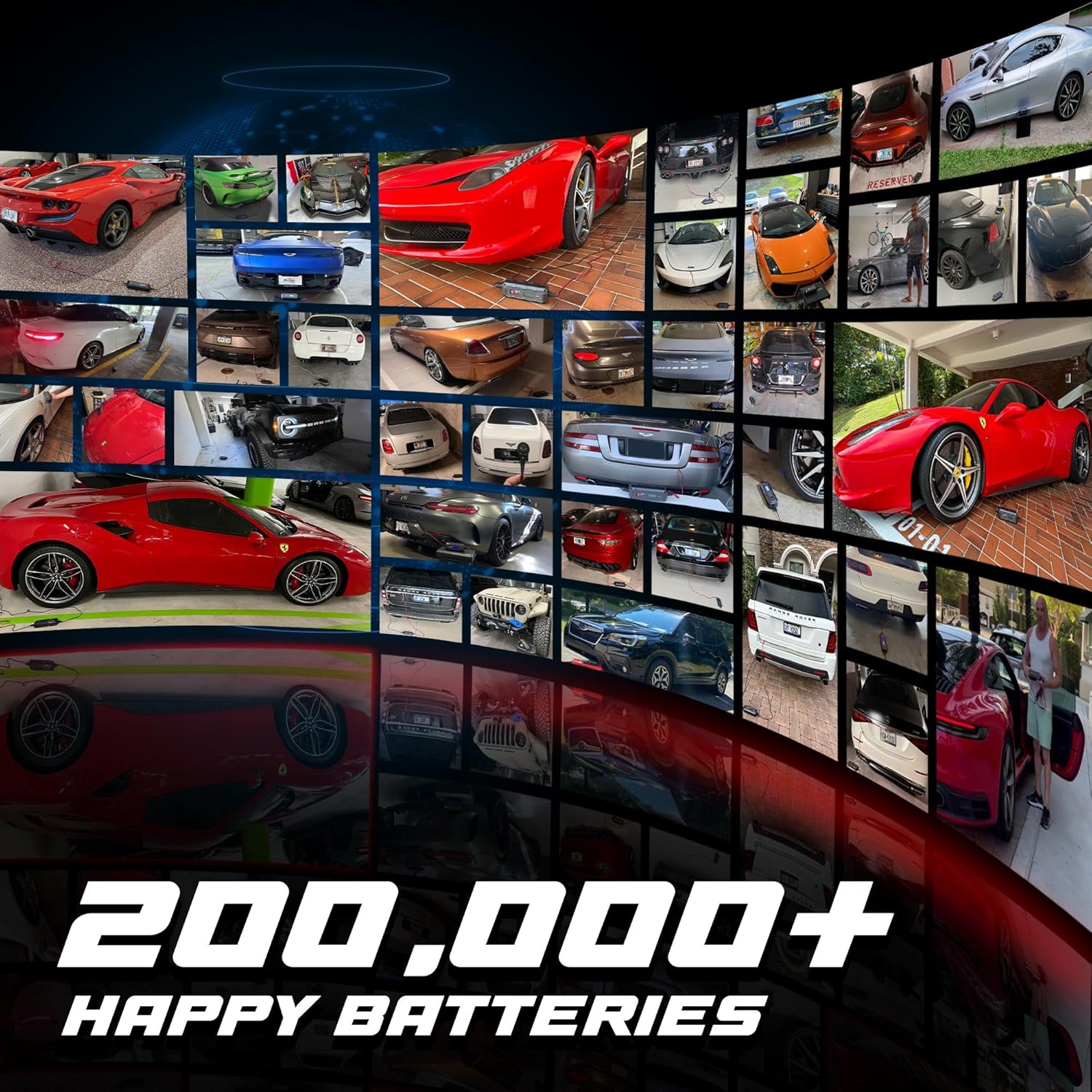 JMR Battery Charger for GMC Hummer Sierra Yukon Savana Acadia Canyon Terrain Envoy All Models Trickle Charger Conditioner Maintainer (No Lithium Mode)