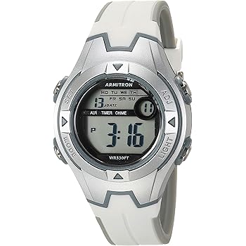 armitron white watch