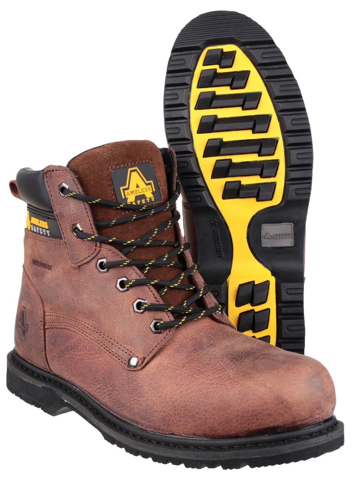 Amblers Safety Hombre FS145 Impermeable Empalmilladas Botas De Seguridad Trabajo