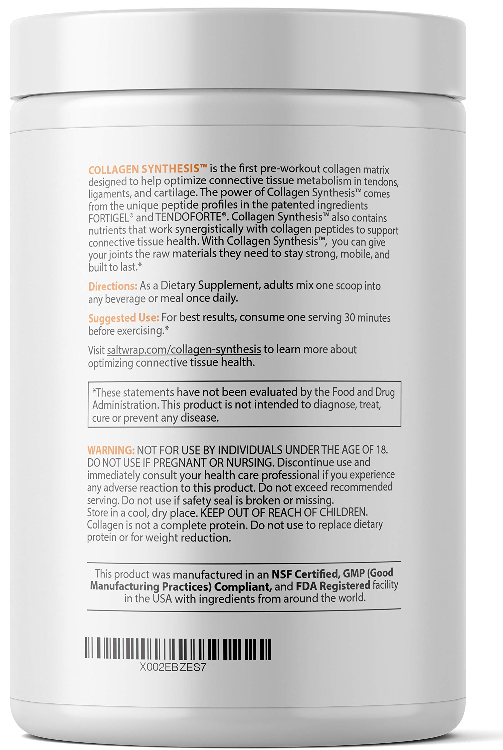 Buy SaltWrap Collagen Supplement for Joints with FORTIGEL, TENDOFORTE