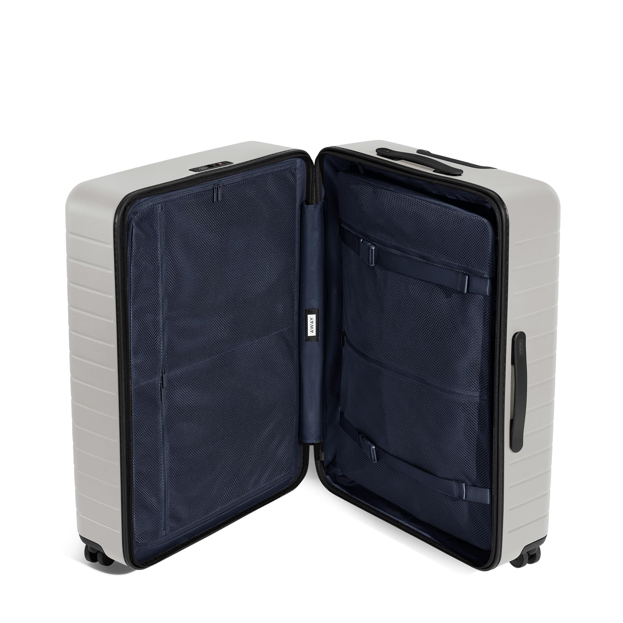 Away Large Checked Luggage, 29 Inch Hardside Suitcase with Spinner Wheels, Lightweight & Durable, TSA Lock, Cloud Gray