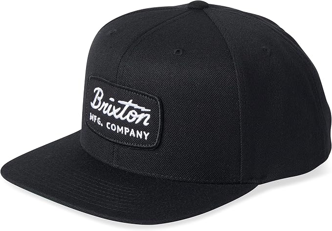 Cappello Snapback Brixton Jolt Da Uomo – Nero/grigio, Taglia Unica