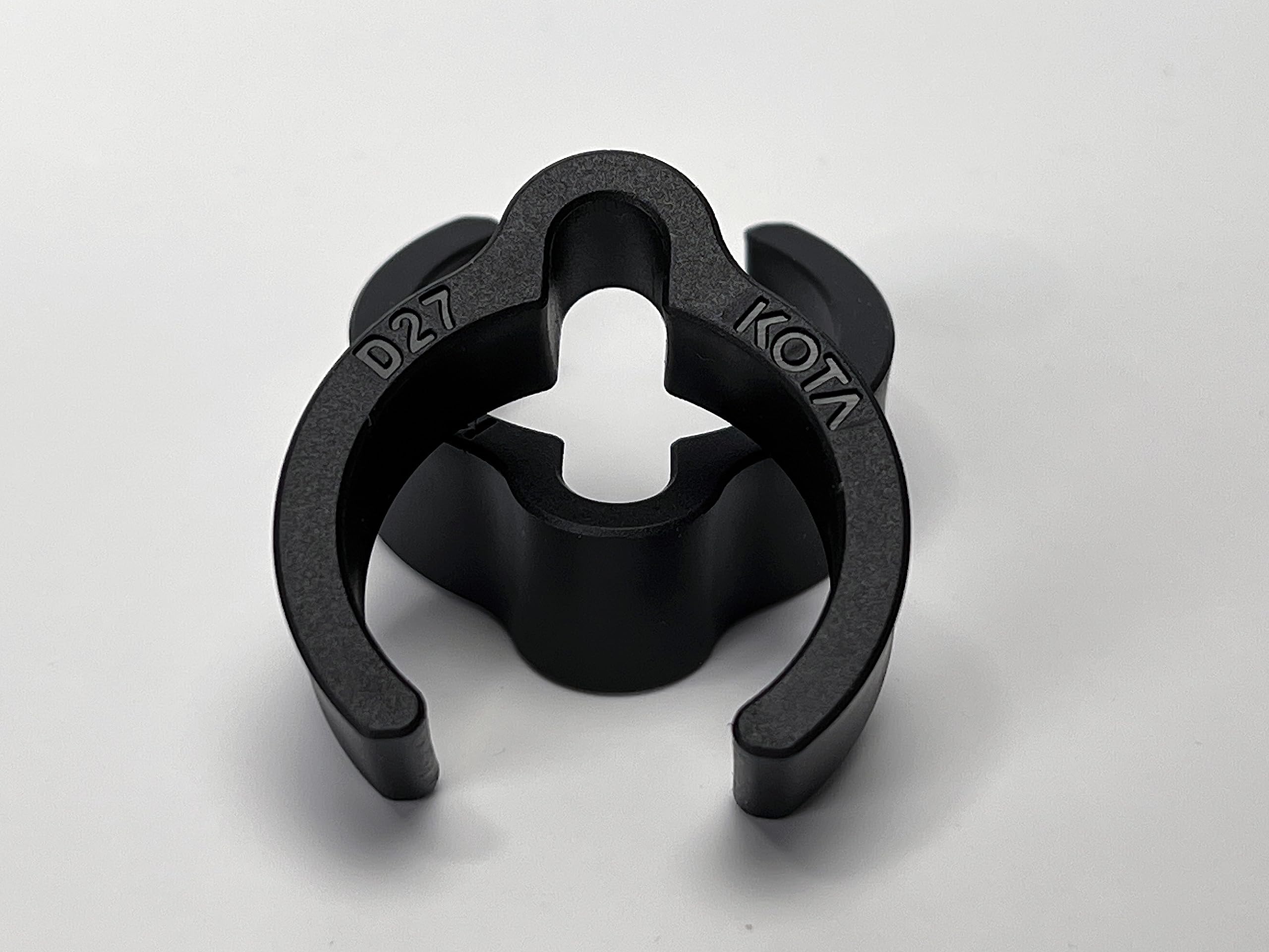 KOTA - Clips de manguera de polvo compatibles con manguera de vacío Festool de 27 mm, fabricados en Estados Unidos