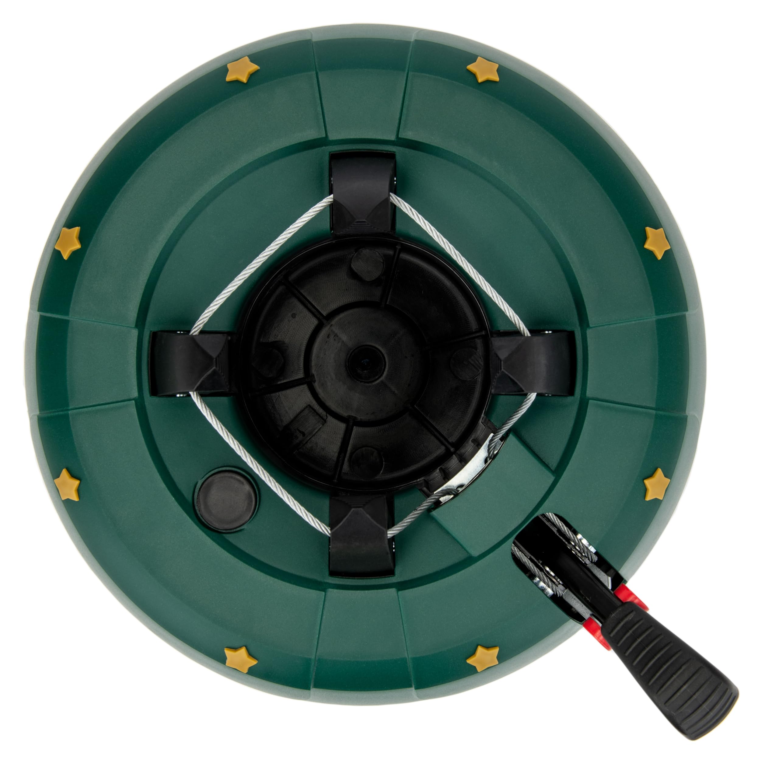 Star-Max S200 F-H-S, Start 1, Model 2019, Height 2.0 m, Christmas Tree Stand with Lever Function and Single Rope Technology, Green