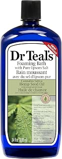 Dr Teal's Cannabis Sativa Hemp Seed Oil Pure Epsom Salt, 1.36 Kg