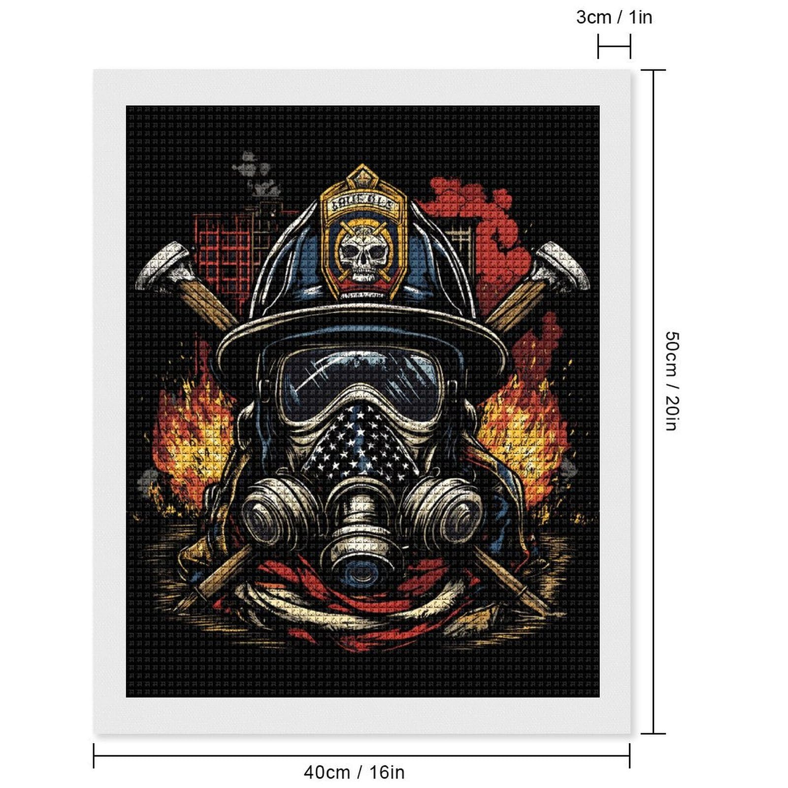 Amazon.com: Firefighter Fireman Diamond Painting Art Kits Square