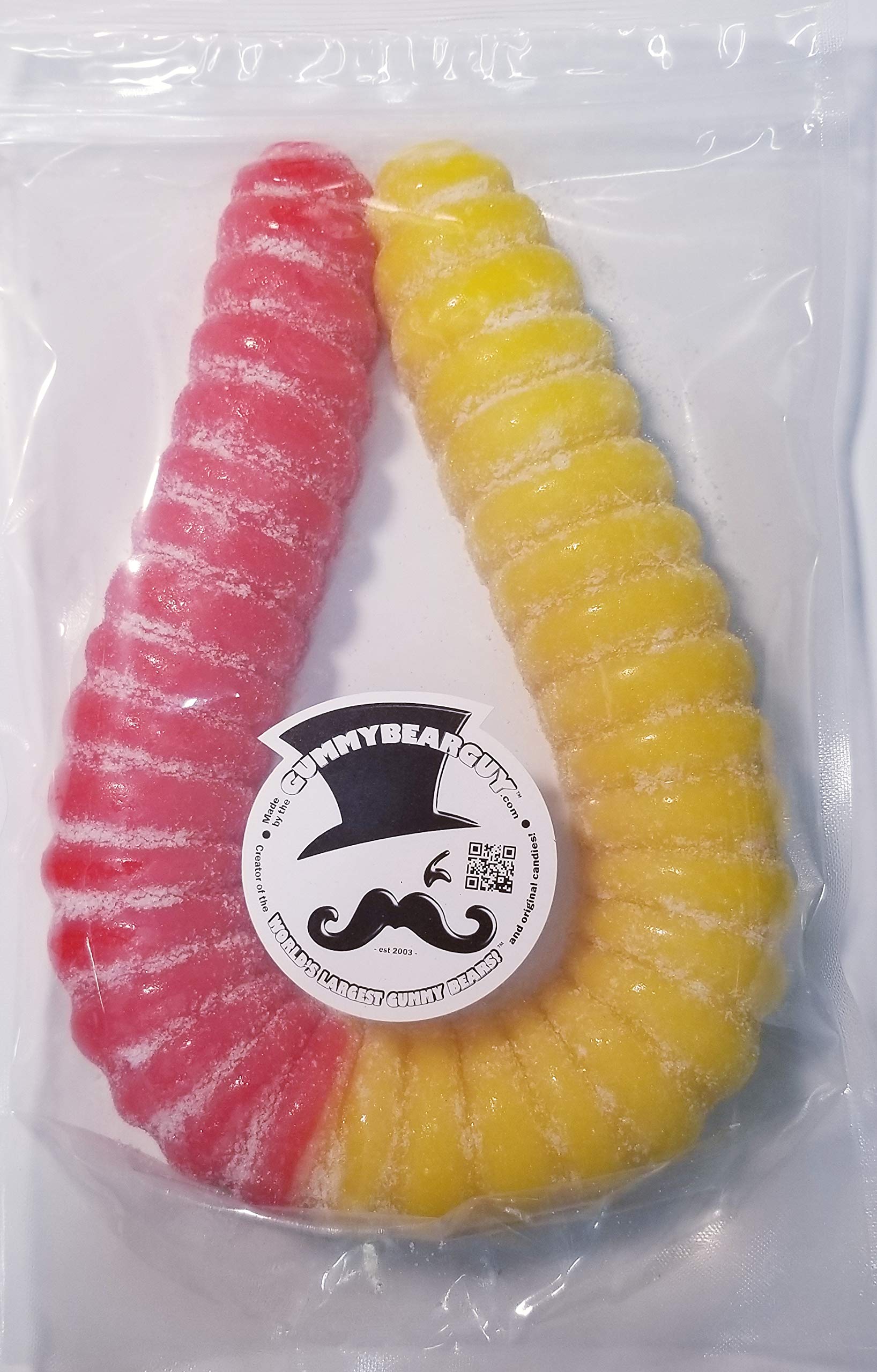 The Gummy Bear Guy | SOUR World's Largest Gummy Worm | Cherry/Lemon