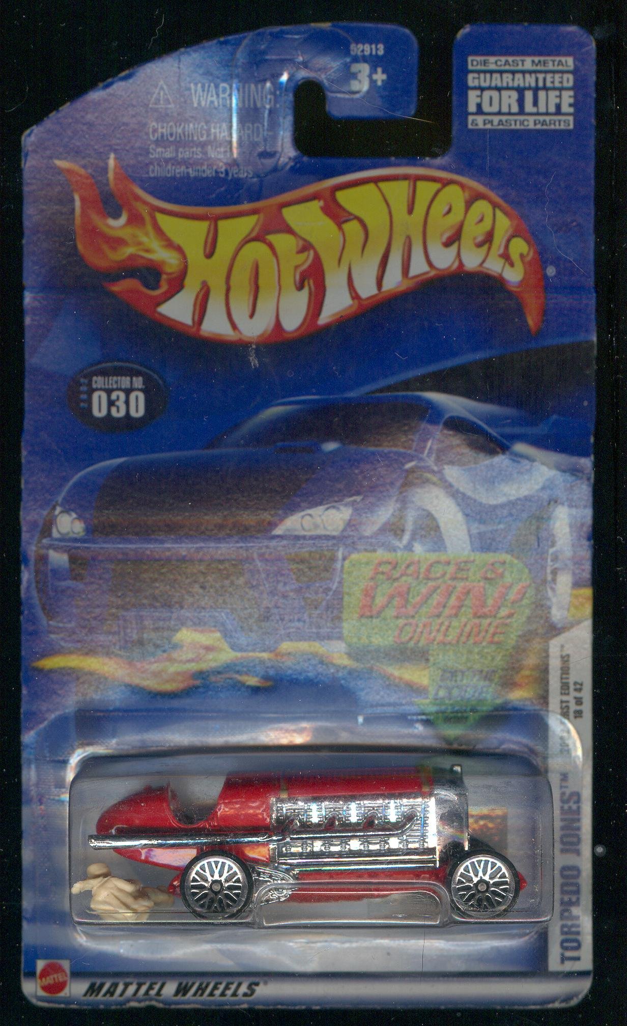 ミニカー 2002 Hot Wheels Collector Edition Amazon.com: Hot Wheels 2002-030 Torpedo Jones 18 of 42 First