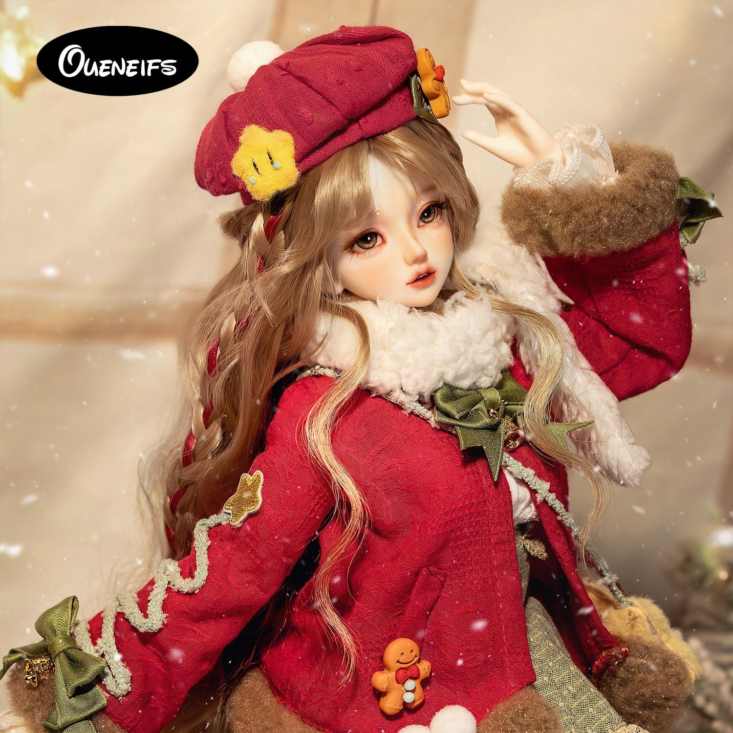 1/4 Sano Fullset F Bjd Doll Winter Holiday Resin Toy for 15+ Years Old
