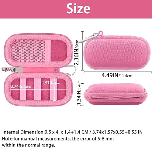 Vista 66 de Khanka Funda rígida de repuesto para AliveCor Kardia Mobile ECG/KardiaMobile 6L EKG (oro rosa)